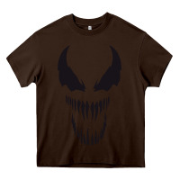 Chocolate Brown VENOM THE MOVIE Heavy Core Tee - artisFamous