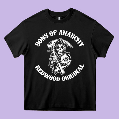 Sons Of Anarchy Heavy Core Tee Designed By Artisfamous
