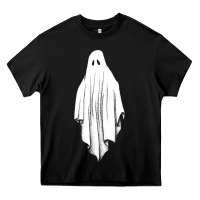 Black sheet ghost Heavy Core Tee - artisFamous