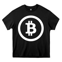 Black bitcoin Heavy Core Tee - artisFamous