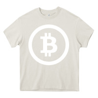 Cream bitcoin Heavy Core Tee - artisFamous