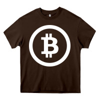 Chocolate Brown bitcoin Heavy Core Tee - artisFamous
