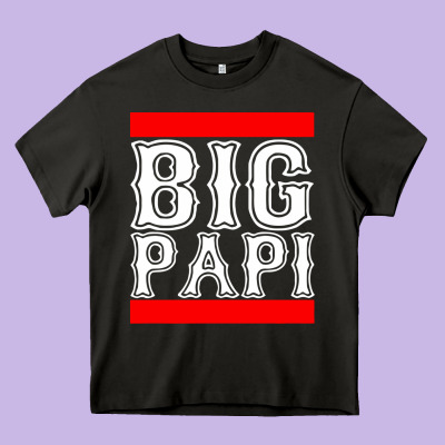 Big Papi Heavy Core Tee Designed By Artisfamous