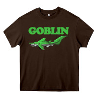 Chocolate Brown goblin shark t shirt   i love goblin shark shirt ugly animal Heavy Core Tee - artisFamous