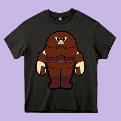 Juggernaut Chibi Heavy Core Tee Designed By Artisfamous