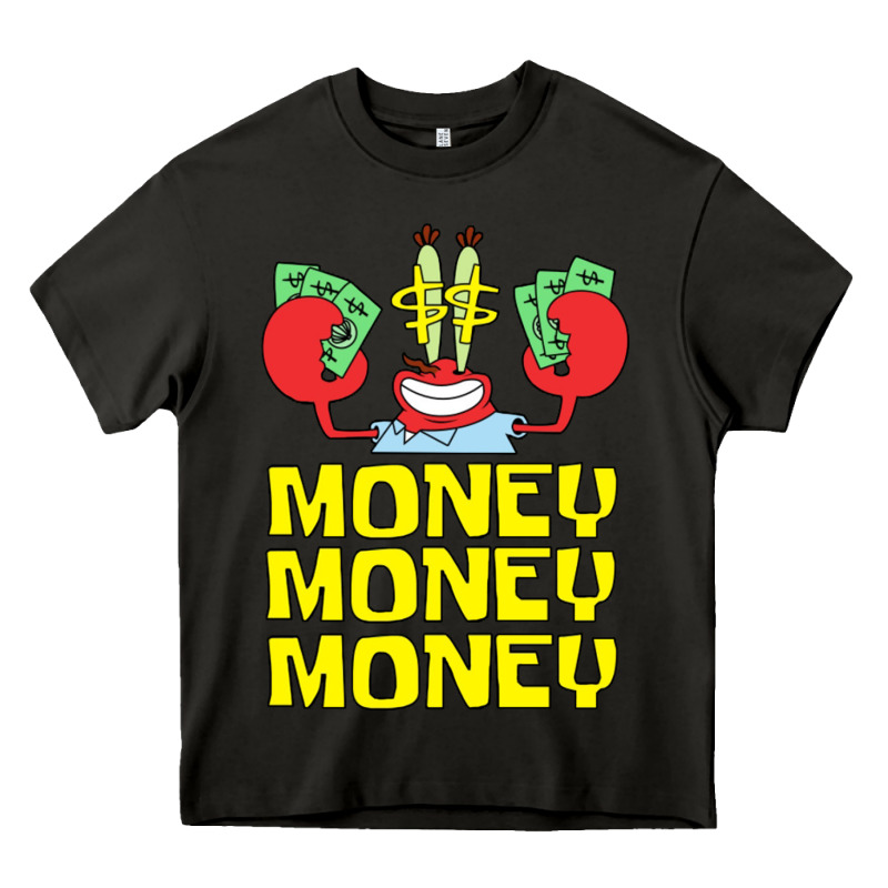 Mr Krabs Love Money Heavy Core Tee by artisFamous | Teevron