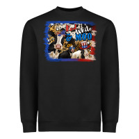 Black Red White Moo Heifers Heavyweight Sweatshirt - RanaPortraitStore