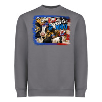Storm Red White Moo Heifers Heavyweight Sweatshirt - RanaPortraitStore