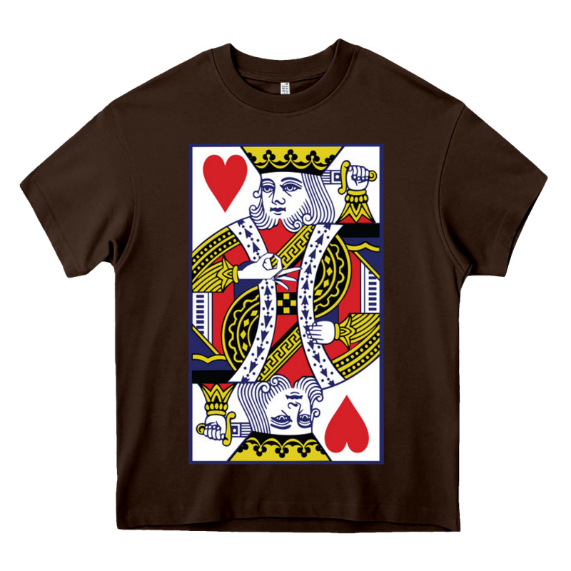 King Of Hearts Heavy Core Tee by artisFamous | Teevron