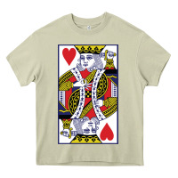 Mossy king of hearts Heavy Core Tee - artisFamous