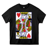 Black king of hearts Heavy Core Tee - artisFamous