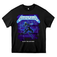 Black blast the lightning Heavy Core Tee - artisFamous