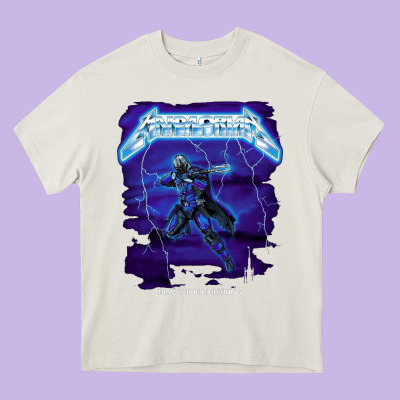 Blast The Lightning Heavy Core Tee Designed By Artisfamous