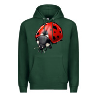 Sports Green ladybug Premium Hoodie - Jasminsmagicworld