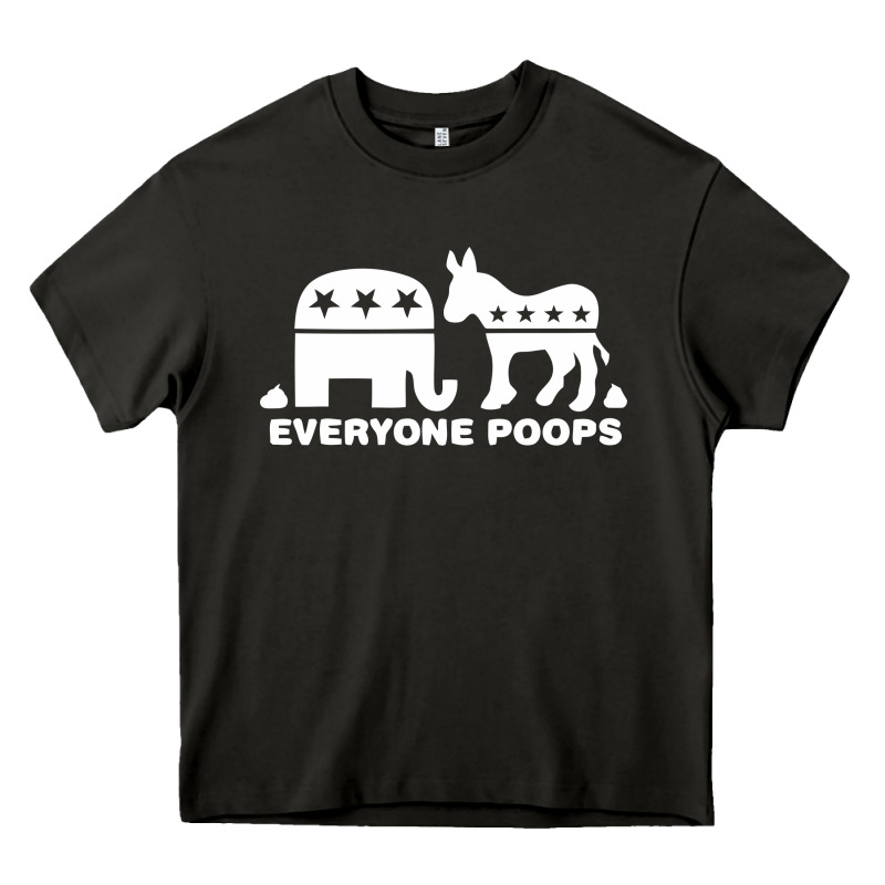Everyone Poops Heavy Core Tee by artisFamous | Teevron