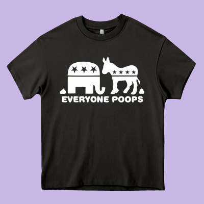 Everyone Poops Heavy Core Tee Designed By Artisfamous