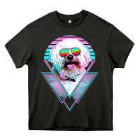 Asphalt bichons frise dog vintage Heavy Core Tee - artisFamous