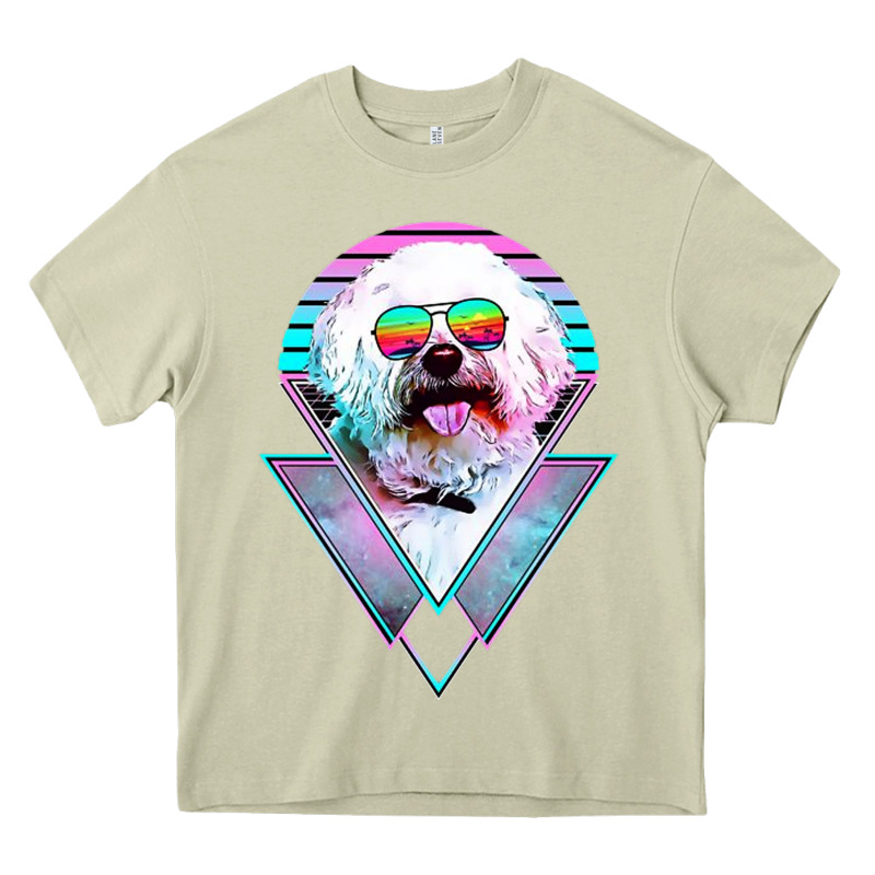 Bichons Frise Dog Vintage Heavy Core Tee by artisFamous | Teevron