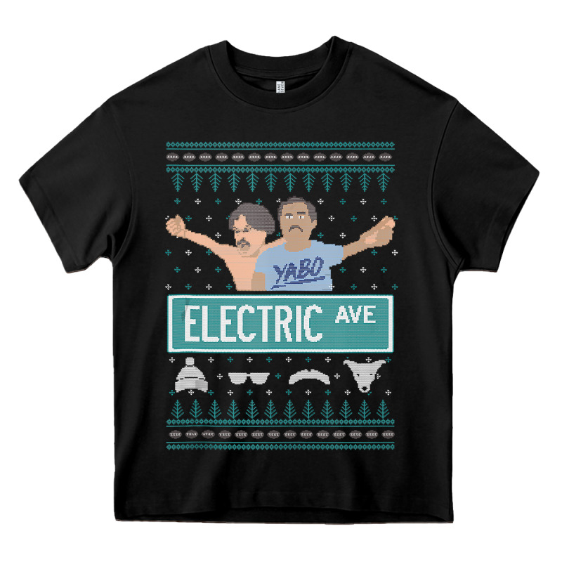 Pardon My Take Electric Avenue Ugly Christmas Sweater Heavy Core Tee by artisFamous | Teevron