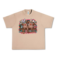 Burro Happy Easter Urban Heavy Tee - CowhideDigitalArt