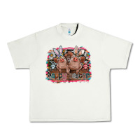Pistachio Happy Easter Urban Heavy Tee - CowhideDigitalArt