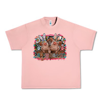 Salmon Happy Easter Urban Heavy Tee - CowhideDigitalArt