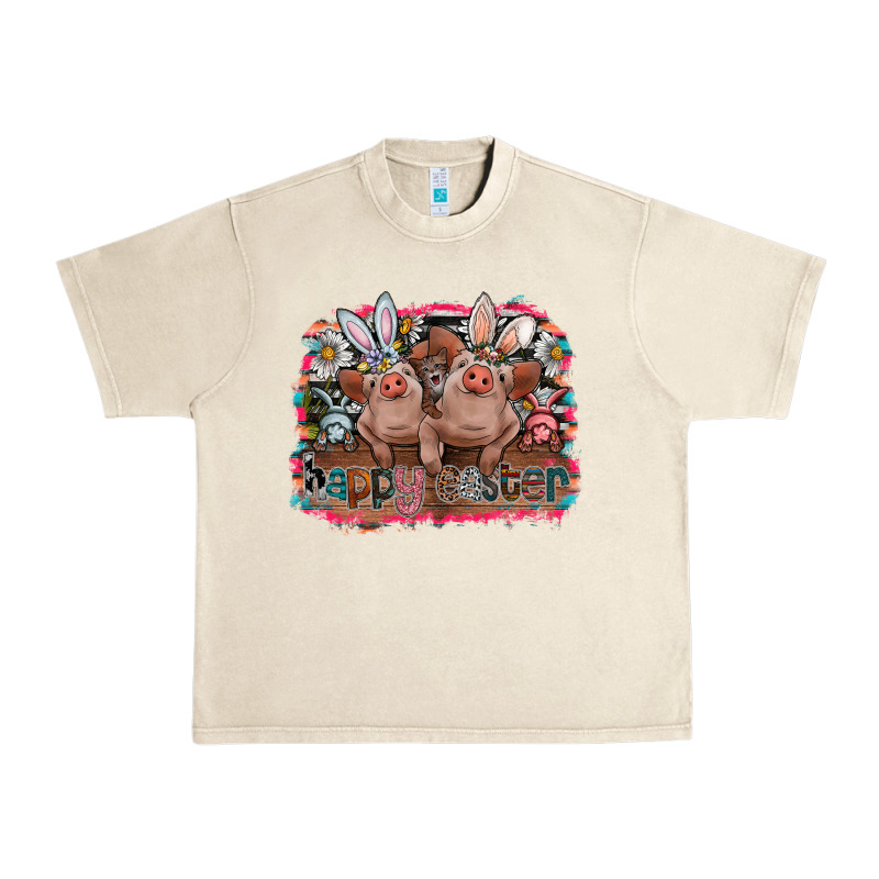 Happy Easter Urban Heavy Tee by CowhideDigitalArt | Teevron