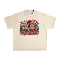 Sandshell Happy Easter Urban Heavy Tee - CowhideDigitalArt