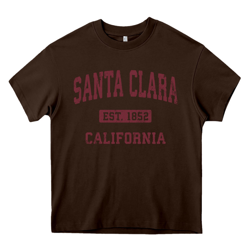 Santa Clara Cali Ca Vintage Athletic Sports Design Heavy Core Tee by artisFamous | Teevron