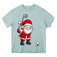 Arona santa claus golf christmas golfer golfing gift Heavy Core Tee - artisFamous
