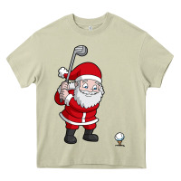 Mossy santa claus golf christmas golfer golfing gift Heavy Core Tee - artisFamous