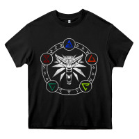 Black camiseta witcher Heavy Core Tee - artisFamous