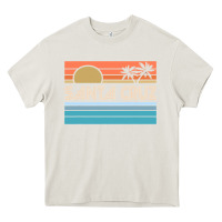 Cream santa c.r.u.z cali sunset 70s 80s surfer summer sun Heavy Core Tee - artisFamous