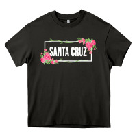 Asphalt santa c.r.u.z cali  floral hibiscus flower Heavy Core Tee - artisFamous
