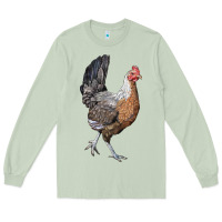 Matcha American Game Chicken Long Sleeve Tee - LillyAllenDesigns