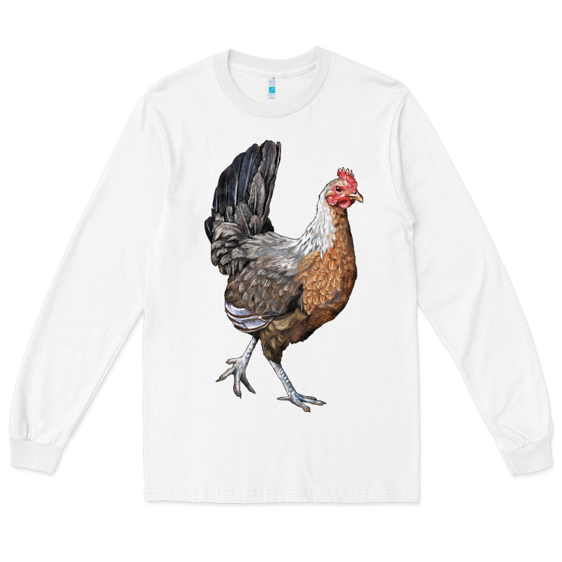 American Game Chicken Long Sleeve Tee by LillyAllenDesigns | Teevron