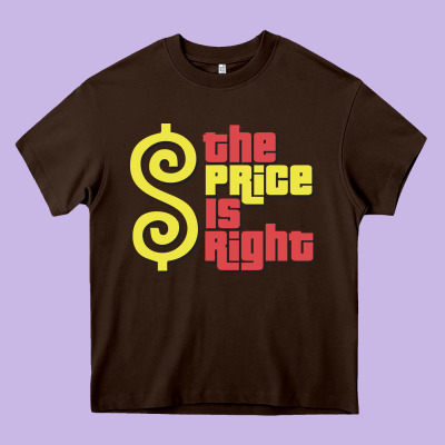 Price Is Right Classic Heavy Core Tee Designed By Artisfamous