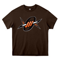 Chocolate Brown outllaws denver lacrosse Heavy Core Tee - artisFamous