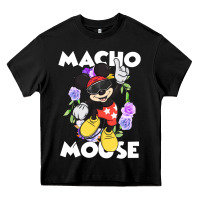 Black macho mouse Heavy Core Tee - artisFamous