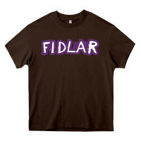 Chocolate Brown fidlar Heavy Core Tee - artisFamous