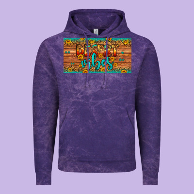 Desert Vibes License Plate Vintage Hoodie Designed By Artiststas