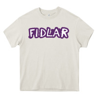 Cream fidlar Heavy Core Tee - artisFamous