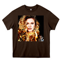 Chocolate Brown kelly clarkson Heavy Core Tee - artisFamous