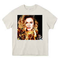 Cream kelly clarkson Heavy Core Tee - artisFamous