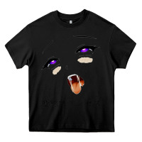 Black ahegao face girl Heavy Core Tee - artisFamous
