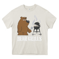 Cream Bear Grills Grylls Heavy Core Tee - artisFamous