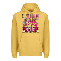 Antique Gold i wear pink for my mom Premium Hoodie - BarkalooDesign