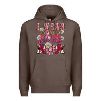 Coffee i wear pink for my mom Premium Hoodie - BarkalooDesign