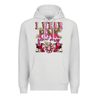 Dove Grey i wear pink for my mom Premium Hoodie - BarkalooDesign