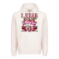 Pale Pink i wear pink for my mom Premium Hoodie - BarkalooDesign